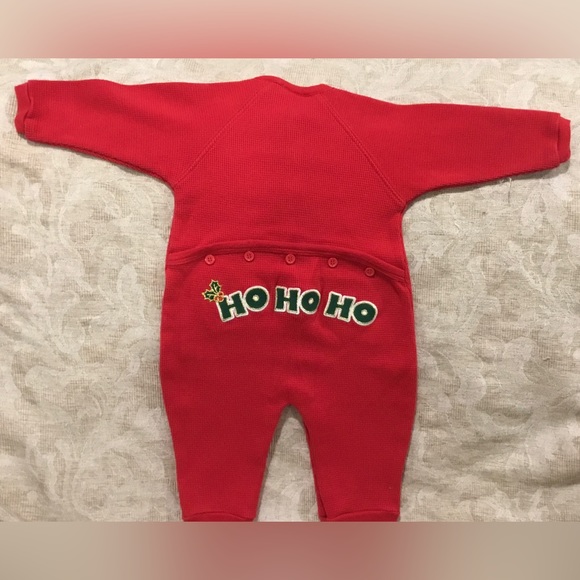 Christmas onesie with faux back opening - Picture 2 of 3